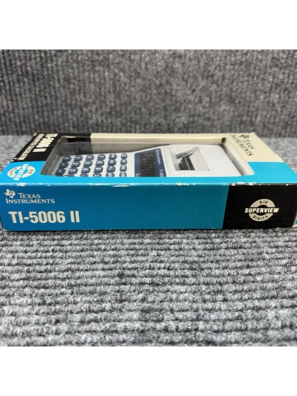 Vtg Texas Instruments Calculator TI-5006 II Super View Printing Adding Machine